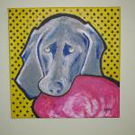 "Doc"  12" x 12" acrylic